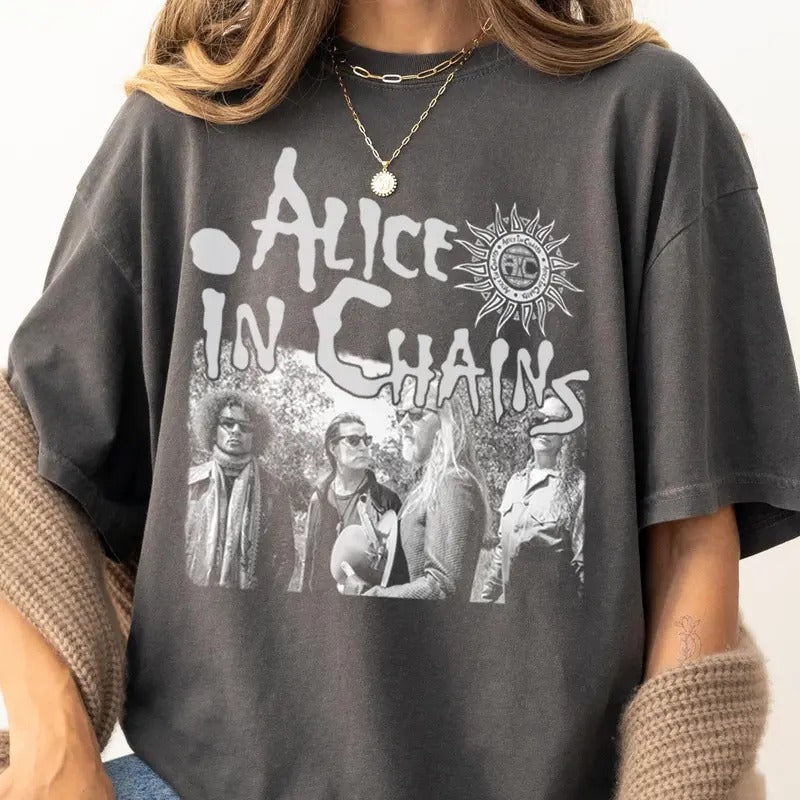 Vintage Alice Chains Band I Want Blood Tour 2025 Fans - Adult & Kids T-Shirts, Sweatshirts & Hoodies apparel design preview 1