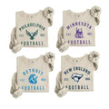 Vintage All Teams Football Ash Grey Iconic Simple - Adult & Kids T-Shirts, Sweatshirts & Hoodies apparel design preview 1