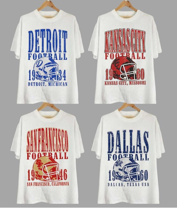 Vintage All Teams Football Gildan 5000 Sport Classic - Adult & Kids T-Shirts, Sweatshirts & Hoodies apparel design preview 1