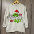Vintage All Your Are Ugly Funny Gr1nch Movie Xmas - Adult & Kids T-Shirts, Sweatshirts & Hoodies apparel design preview 1