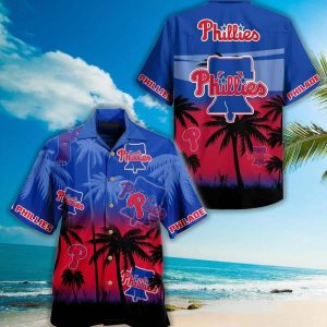 Vintage Aloha MLB Philadelphia Phillies Hawaiian - Adult & Kids T-Shirts, Sweatshirts & Hoodies apparel design preview 1