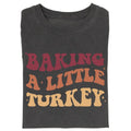 Vintage Baking Little Turkey ThanksGiving Pregnancy - Adult & Kids T-Shirts, Sweatshirts & Hoodies apparel design preview 1