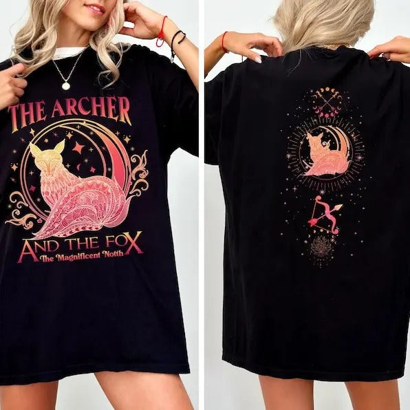 Vintage Ballad Archer Fox Once Upon Broken Heart - Adult & Kids T-Shirts, Sweatshirts & Hoodies apparel design preview 1
