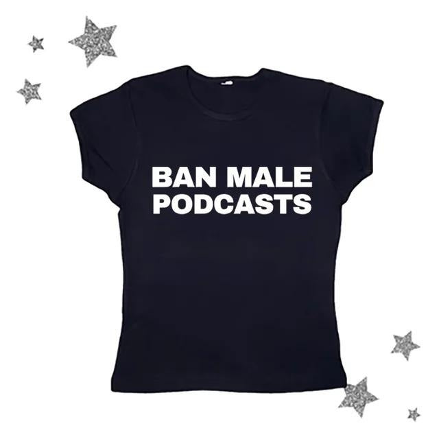 Vintage Bann Male Podcasts Baby Y2k Popular - Adult & Kids T-Shirts, Sweatshirts & Hoodies apparel design preview 1