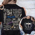 Vintage Basgiath War College 2 Sided Fourth Wing - Adult & Kids T-Shirts, Sweatshirts & Hoodies apparel design preview 1