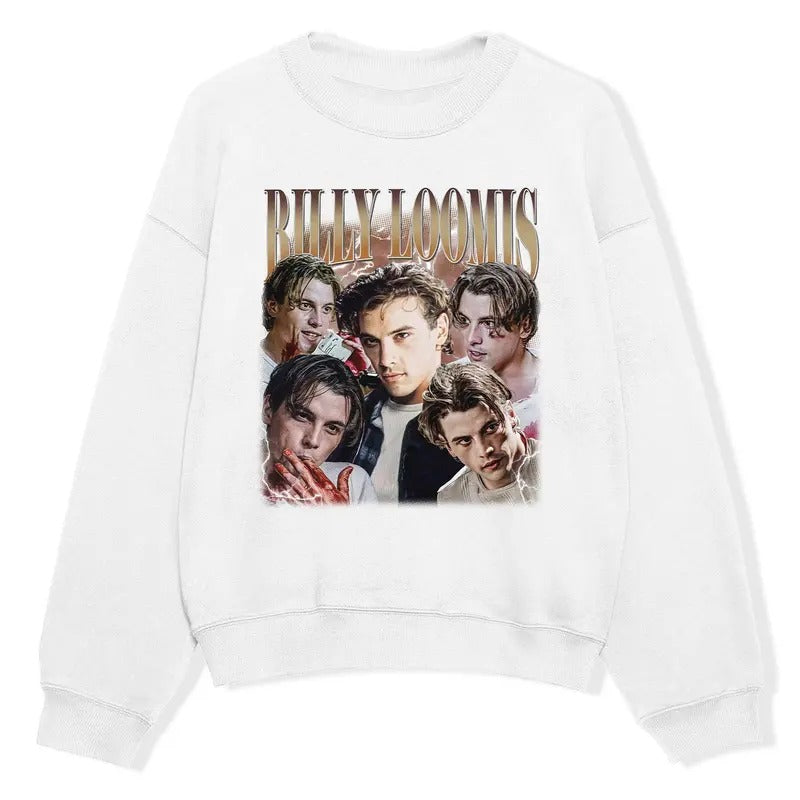 Vintage Billy Loomis Rock Bootleg Movie Character - Adult & Kids T-Shirts, Sweatshirts & Hoodies apparel design preview 1