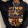 Vintage Black History Month Retro Pride Afro American - Adult & Kids T-Shirts, Sweatshirts & Hoodies apparel design preview 1