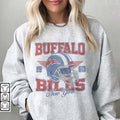 Vintage Buffalo Football Bill Bills New York Fan - Adult & Kids T-Shirts, Sweatshirts & Hoodies apparel design preview 1