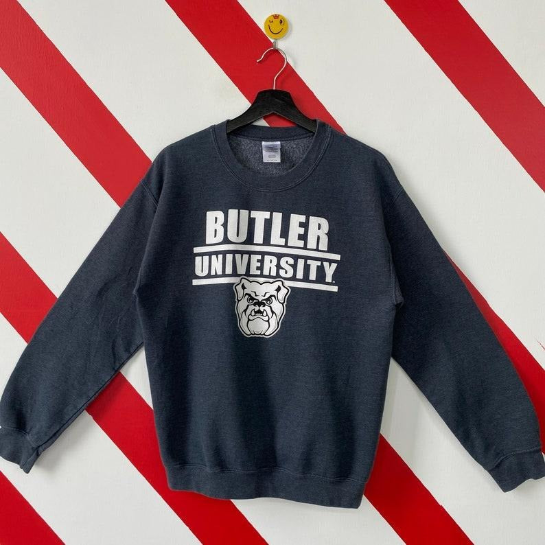 Vintage Butler University Bulldogs Print Logo - Adult & Kids T-Shirts, Sweatshirts & Hoodies apparel design preview 1