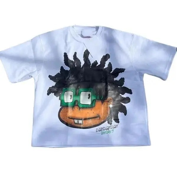 Vintage Cartoon Avatar Print Cotton T - Adult & Kids T-Shirts, Sweatshirts & Hoodies apparel design preview 1