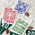 Vintage Checkerboard We Are Mascot All School Name - Adult & Kids T-Shirts, Sweatshirts & Hoodies apparel design preview 1