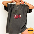 Vintage Cherry Fruit Summer Food Lover Foodie Retro - Adult & Kids T-Shirts, Sweatshirts & Hoodies apparel design preview 1