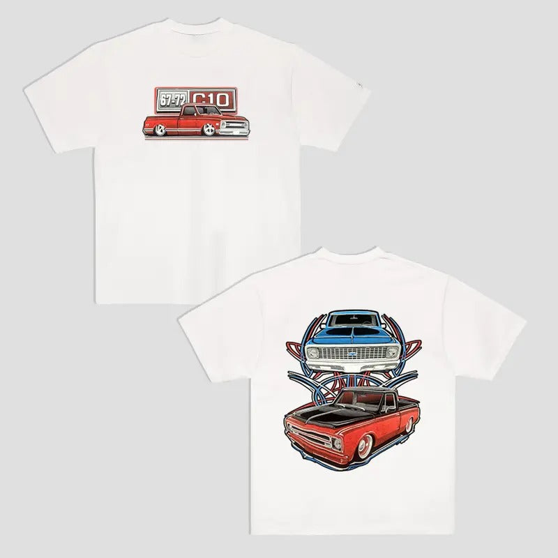 Vintage Chevy Trucks 1967 1972 Fan - Adult & Kids T-Shirts, Sweatshirts & Hoodies apparel design preview 1
