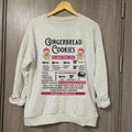 Vintage Gingerbread Cookies Recipes Cute Xmas Party - Adult & Kids T-Shirts, Sweatshirts & Hoodies apparel design preview 1