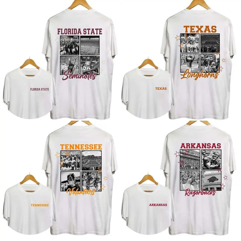 Vintage College All Teams NCAA 2Sides Classic Sport - Adult & Kids T-Shirts, Sweatshirts & Hoodies apparel design preview 1