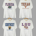 Vintage College Gameday Couture NCAA White All Teams - Adult & Kids T-Shirts, Sweatshirts & Hoodies apparel design preview 1