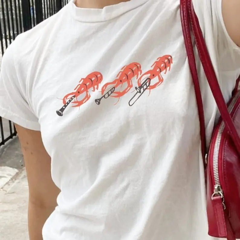 Vintage Crayfish Baby Coquette Retro Top Pinterest - Adult & Kids T-Shirts, Sweatshirts & Hoodies apparel design preview 1