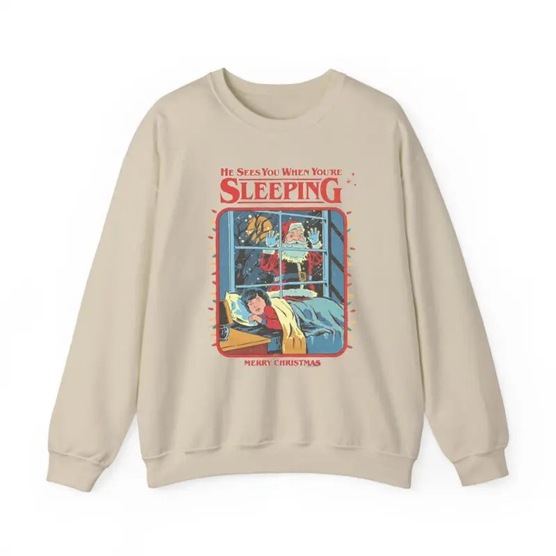 Vintage Creepy Santa Party Funny Retro - Adult & Kids T-Shirts, Sweatshirts & Hoodies apparel design preview 1