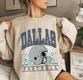 Vintage Dallas Football Fan - Adult & Kids T-Shirts, Sweatshirts & Hoodies apparel design preview 1