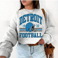 Vintage Detroit Football - Adult & Kids T-Shirts, Sweatshirts & Hoodies apparel design preview 1