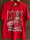 Vintage Detroit Red Wings 98 Champions - Adult & Kids T-Shirts, Sweatshirts & Hoodies apparel design preview 1