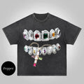 Vintage Diamond Cross Brace Y2k Medium Cotton Short - Adult & Kids T-Shirts, Sweatshirts & Hoodies apparel design preview 1