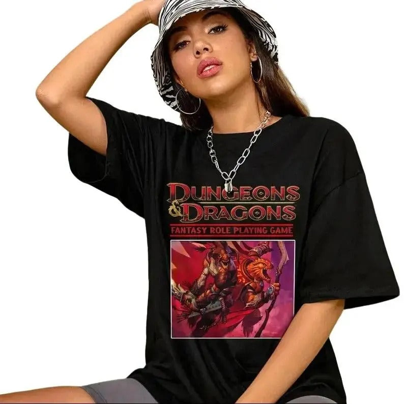 Vintage Dungeons Dragons 1974 DnD Dungeon Master - Adult & Kids T-Shirts, Sweatshirts & Hoodies apparel design preview 1