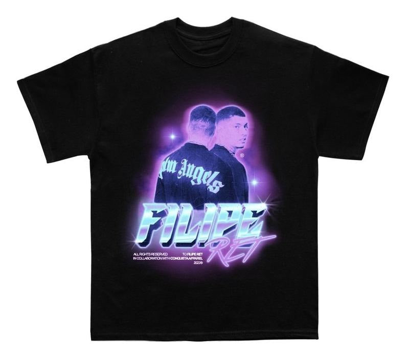 Vintage Filipe Ret Wave Bootleg - Adult & Kids T-Shirts, Sweatshirts & Hoodies apparel design preview 1