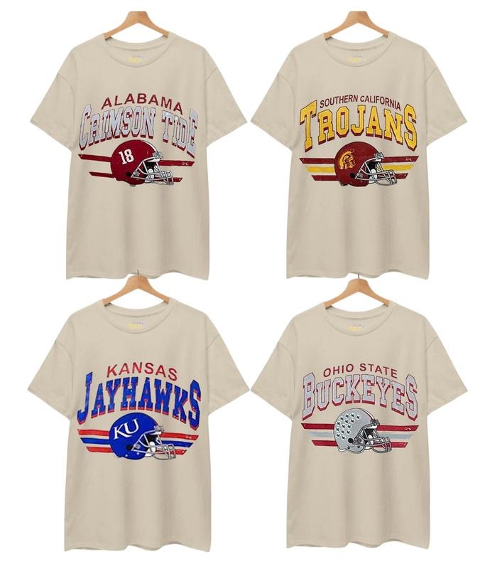 Vintage Football NCAA All Teams Classic Sport Fan - Adult & Kids T-Shirts, Sweatshirts & Hoodies apparel design preview 1