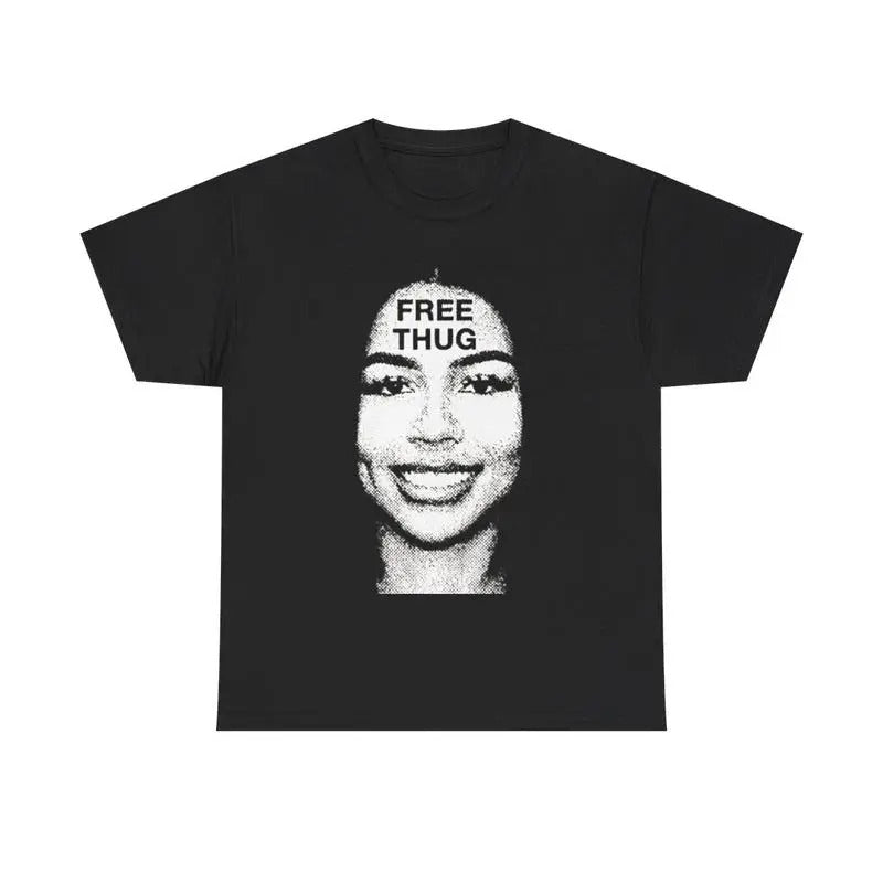 Vintage Free Thug Casual Classic Cotton Retro Top - Adult & Kids T-Shirts, Sweatshirts & Hoodies apparel design preview 1