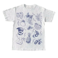 Vintage Fruits Berries 90s Tattoo Retro Fruit Lovers - Adult & Kids T-Shirts, Sweatshirts & Hoodies apparel design preview 1