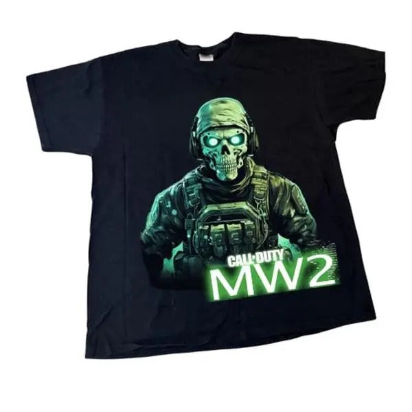 Vintage Gaming Call Duty MW2 Made Using 100% Us - Adult & Kids T-Shirts, Sweatshirts & Hoodies apparel design preview 1