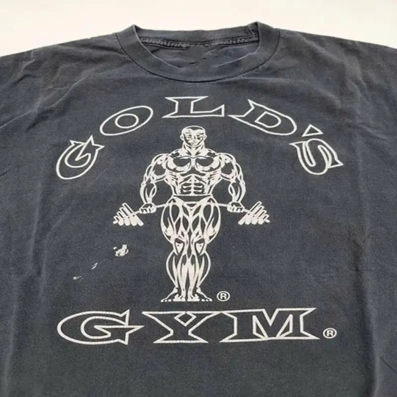 Vintage Golds Gym 1990s Retro Top Menswear Streetwear - Adult & Kids T-Shirts, Sweatshirts & Hoodies apparel design preview 1
