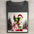 Vintage Gr1nch Couple Funny Lovers Merry Santa Claus - Adult & Kids T-Shirts, Sweatshirts & Hoodies apparel design preview 1