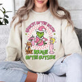 Vintage Grlnchy Inside Boujiee Outside Grinnch Lady - Adult & Kids T-Shirts, Sweatshirts & Hoodies apparel design preview 1