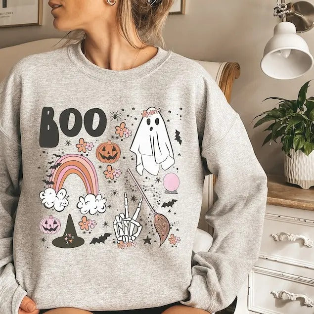 Vintage Halloween - Adult & Kids T-Shirts, Sweatshirts & Hoodies apparel design preview 1