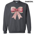 Vintage Heart Lace Bow - Adult & Kids T-Shirts, Sweatshirts & Hoodies apparel design preview 1