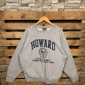 Vintage Howard University Jumper Logo Print Grey - Adult & Kids T-Shirts, Sweatshirts & Hoodies apparel design preview 1