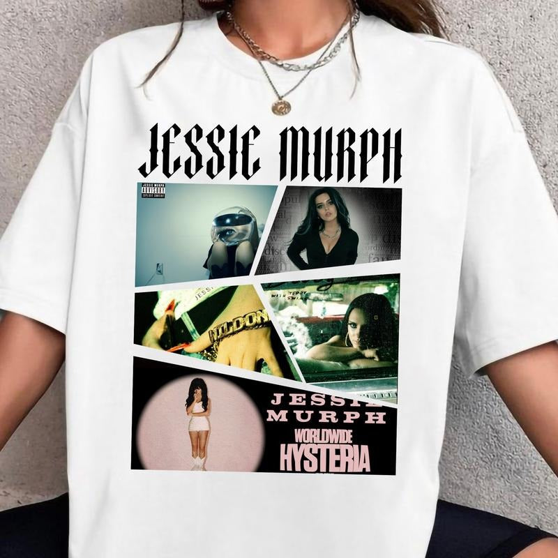 Vintage Jessie Murph Worldwide Hysteria Tour Sticks - Adult & Kids T-Shirts, Sweatshirts & Hoodies apparel design preview 1