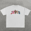 Vintage Jesus Words Cotton - Adult & Kids T-Shirts, Sweatshirts & Hoodies apparel design preview 1