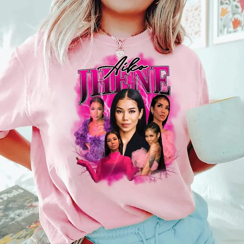 Vintage Jhene Aiko Retro Magic Hour Tour Fans - Adult & Kids T-Shirts, Sweatshirts & Hoodies apparel design preview 1