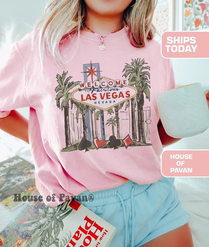 Vintage Las Vegas Baby Trip Bachelorette Party Her - Adult & Kids T-Shirts, Sweatshirts & Hoodies apparel design preview 1