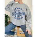 Vintage Letter Print Casual Crew Neck - Adult & Kids T-Shirts, Sweatshirts & Hoodies apparel design preview 1