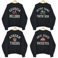 Vintage Logo College Football Black - Adult & Kids T-Shirts, Sweatshirts & Hoodies apparel design preview 1