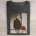 Vintage Michael Myers Waiting Spooky Season Halloween - Adult & Kids T-Shirts, Sweatshirts & Hoodies apparel design preview 1