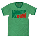Vintage Mt Dew Ringer Green - Adult & Kids T-Shirts, Sweatshirts & Hoodies apparel design preview 1