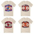 Vintage NCAA College Team Kansas Illinois Louisville - Adult & Kids T-Shirts, Sweatshirts & Hoodies apparel design preview 1