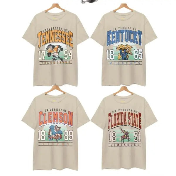 Vintage NCAA College Teams Classic Sports Perfect - Adult & Kids T-Shirts, Sweatshirts & Hoodies apparel design preview 1