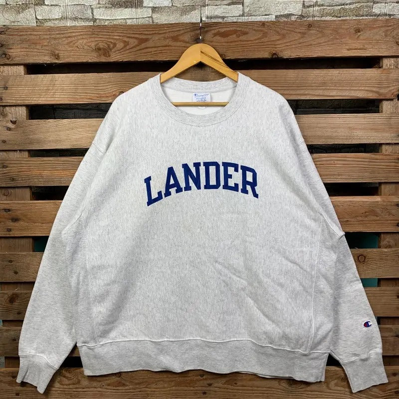 Vintage Ncaa Lander Jumper University Embroidery Logo - Adult & Kids T-Shirts, Sweatshirts & Hoodies apparel design preview 1