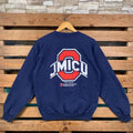 Vintage Ncaa Ohio State Jumper Print Logo Navy Blue - Adult & Kids T-Shirts, Sweatshirts & Hoodies apparel design preview 1